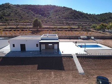 Modern new villa near Pinoso 3 bedroom villa with pool and garage key ready now