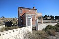 Twee woningen op een groot perceel voorbereid voor 11 villa's, in Baños de Fortuna, Murcia in Inland Villas Spain
