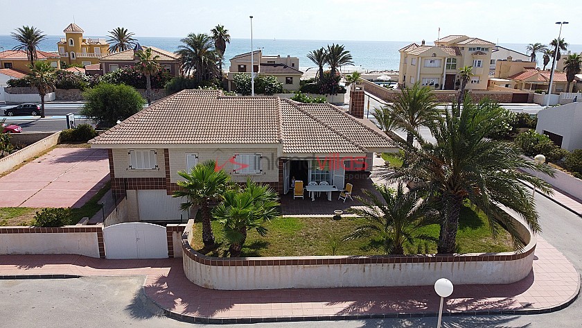 Detached Villa front line beach in La Manga in Inland Villas Spain