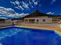 4 bed villa with 12m swimming pool and double garage near Aspe in Inland Villas Spain