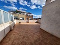 Large 3 Bedroom, 2 bathroom apartment with massive private roof terrace in Inland Villas Spain