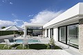 Modern Independent villas with private pool,3 bedrooms,2 bathrooms on 550 m2 plot in Inland Villas Spain