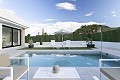 Moderne, unabhängige Villen mit privatem Pool, 3 Schlafzimmern und 2 Bädern auf einem 550 m2 großen Grundstück in Inland Villas Spain