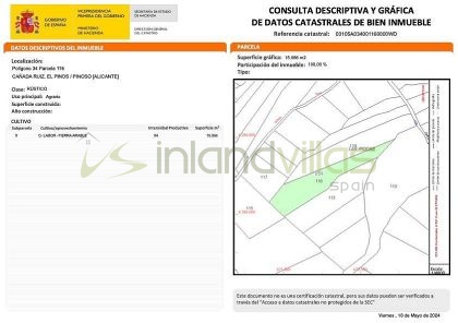 Land in Pinoso - Resale - Inland Villas Spain